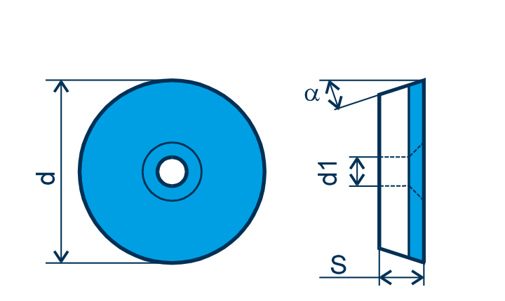 PKD-Wendeplatte RCGW