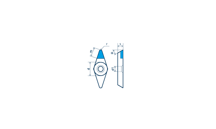 CVD-Wendeplatte VCGW