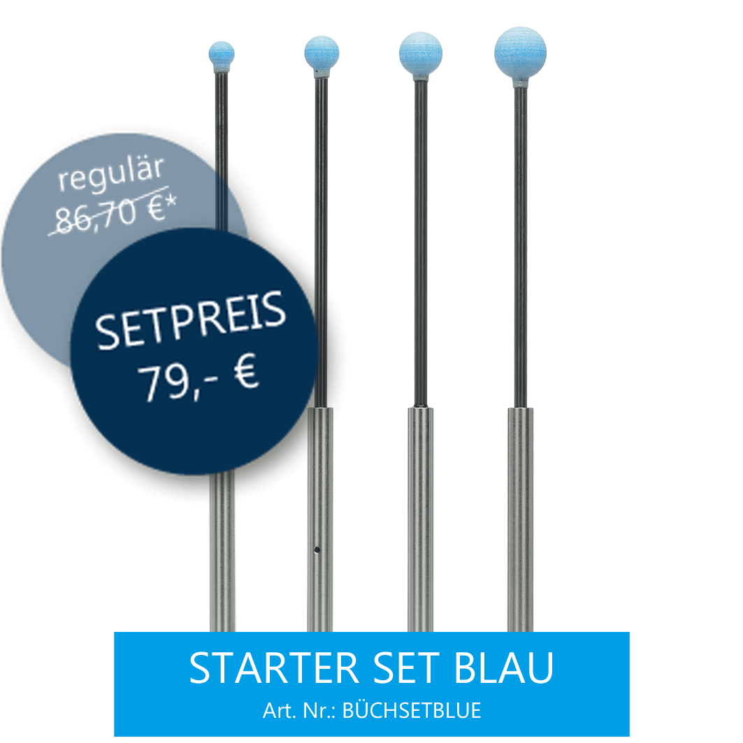 AKTIONSSET Keramik-Schleifstifte Starter Set Blau
