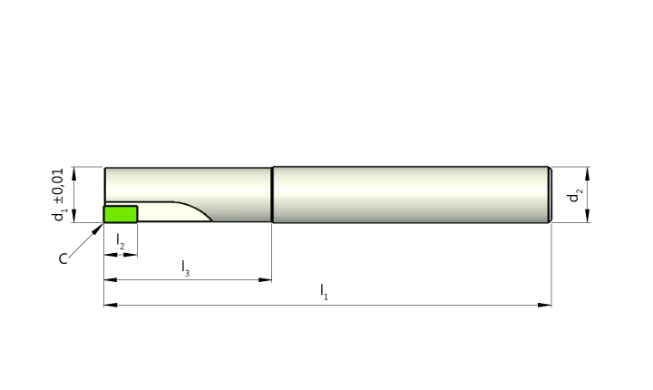 MKD-Schaftfräser KF995