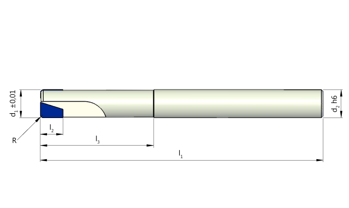 CVD-Schaftfräser KF950