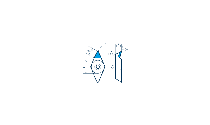 CVD-Wendeplatte DCGT