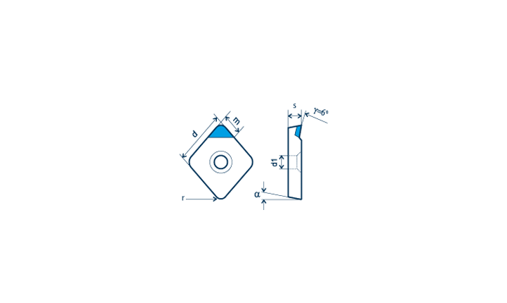 CVD-Wendeplatte CCGT