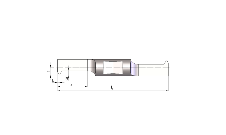Mini Schneideinsätze Ø3,0 Innen-Axial-Nut-Stechen